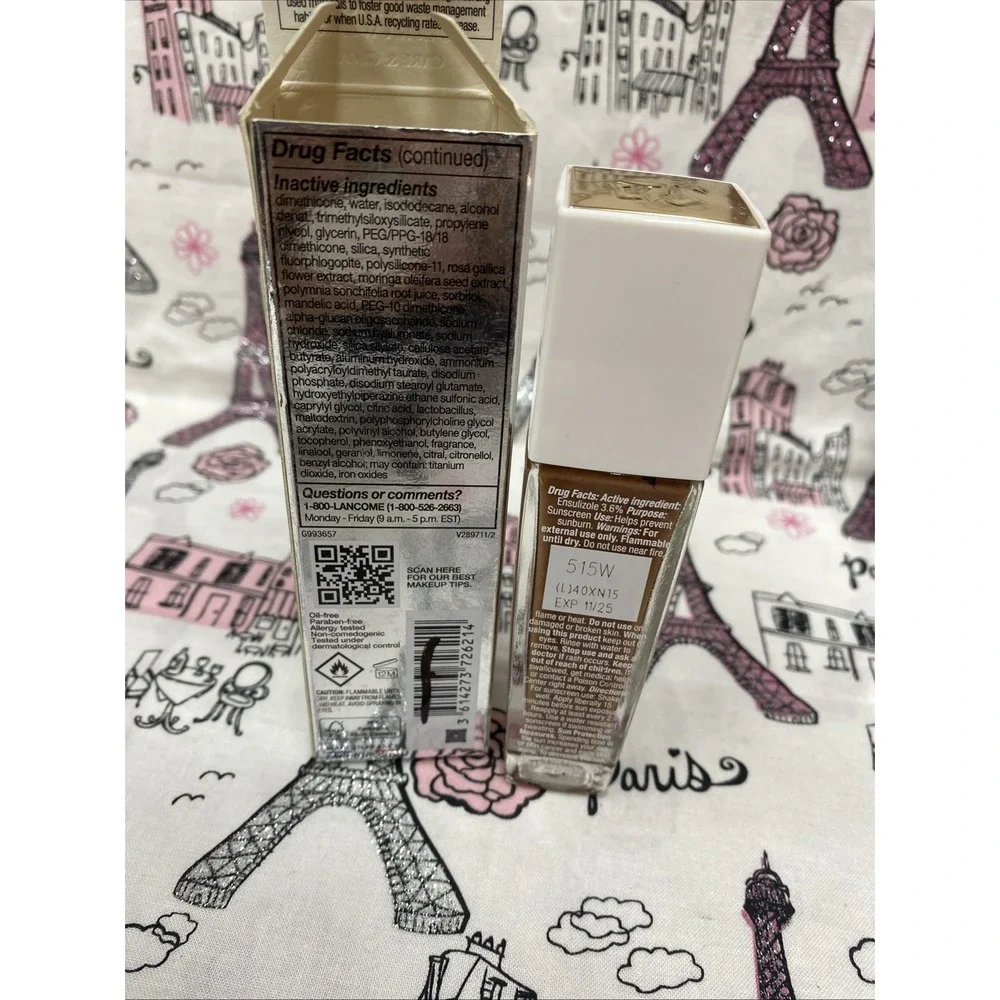 LANCOME ~ TEINT IDOLE ULTRA WEAR CARE & GLOW FOUNDATION ~ # 515(W) NEW Exp 11/25